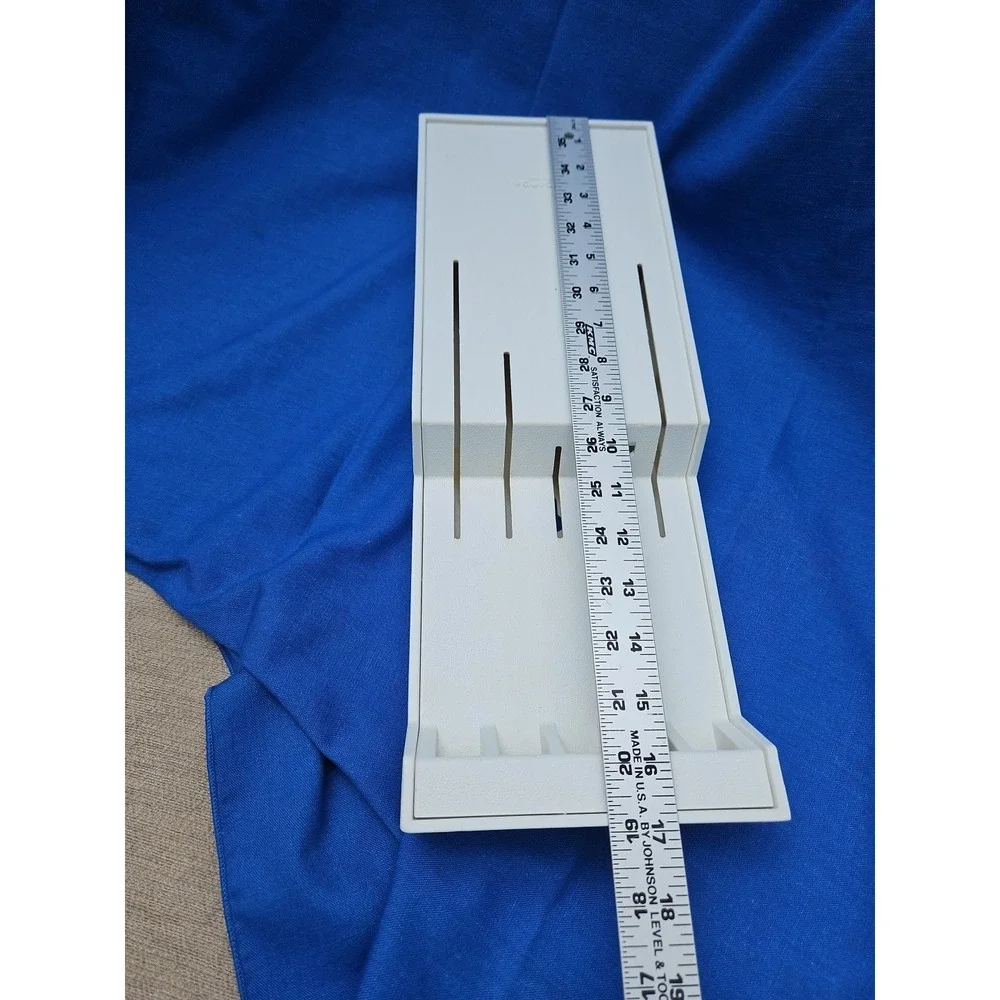 Cutco Knife Holder Drawer Organizer Wall Mount‎ Rack White 5 Slots